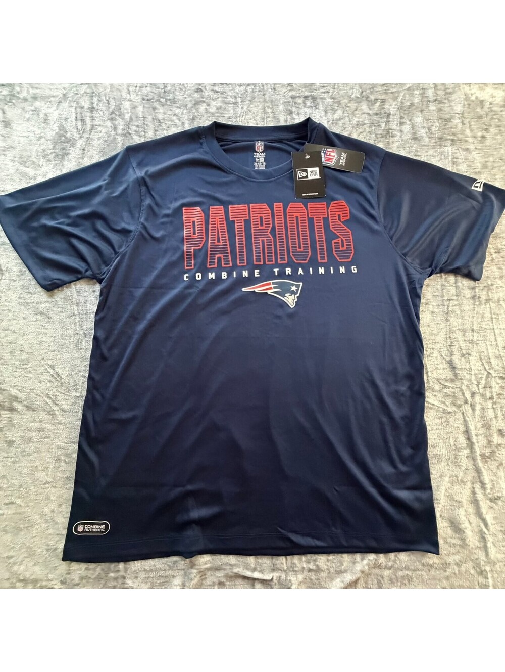 New England Patriots T-Shirt Combine Training XL New Era NWT